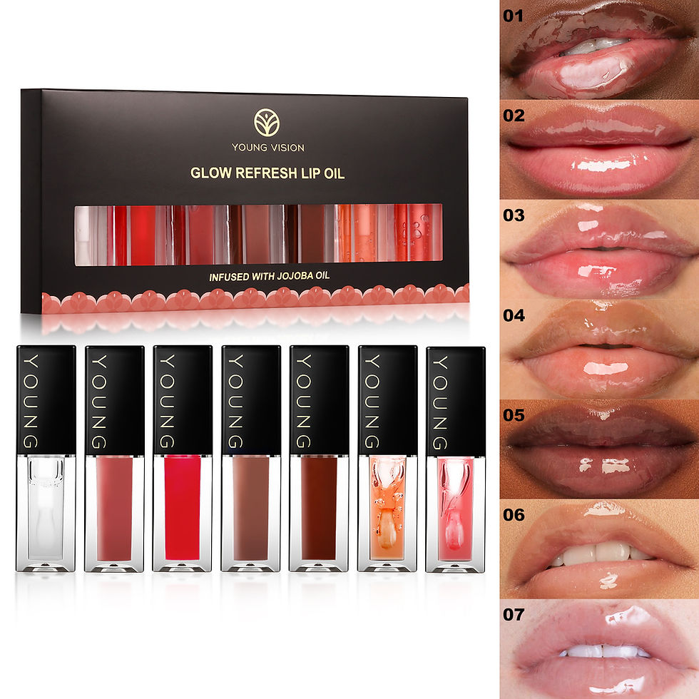 Thumbnail: YOUNG VISION   Moisturizing Lip Oil Set Plumping Lip Gloss Beauty Sensual Plumpi