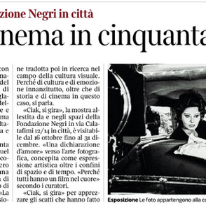 «Ciak, si gira»: la storia del cinema in cinquanta scatti