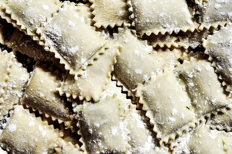 Homemade Ravioli Close-Up