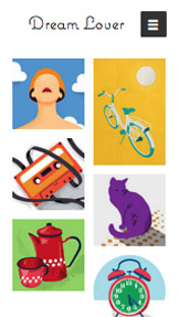 디자인 카테고리 템플릿 – 일러스트레이터의 포트폴리오