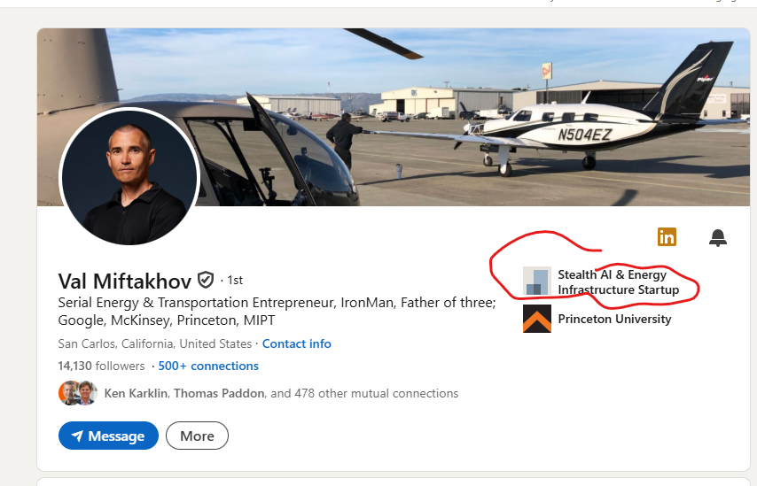 Val Miftakhov LinkedIn