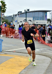 a man in a race