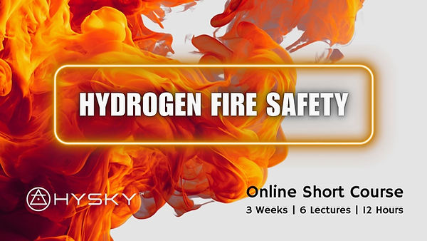 Hydrogen Fire Safety Course training for aviation, space, and automotive industries