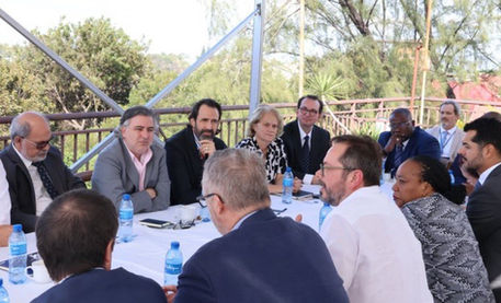 Rencontre Binuh et les membres de la Communauté internationale