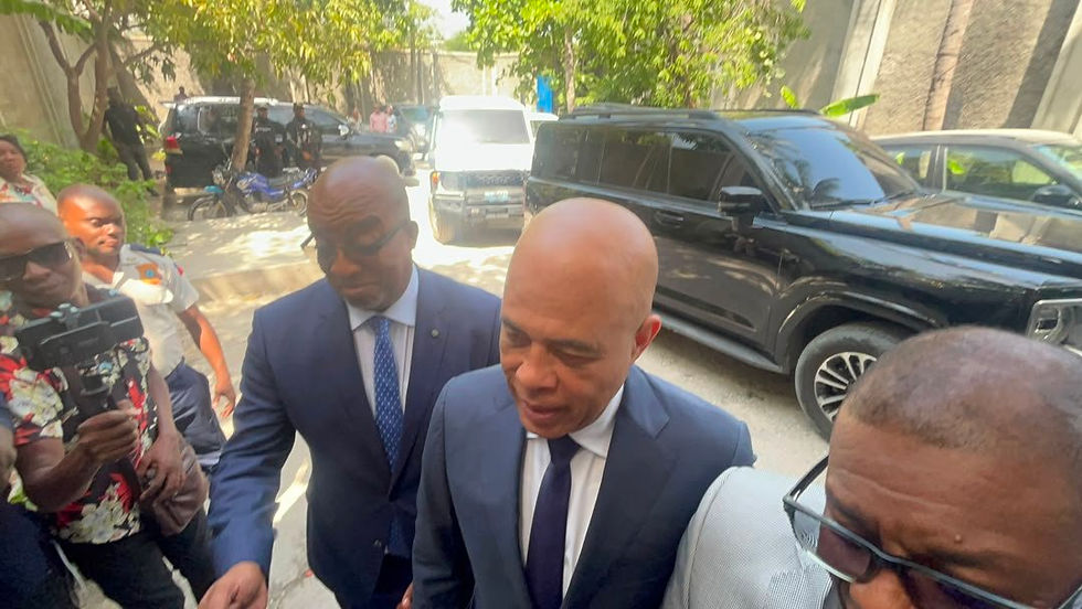 L’ancien président Michel Joseph Martelly devant la cour d’appel ce lundi dans le cadre de l’assassinat de l’ex président Jovenel Moïse