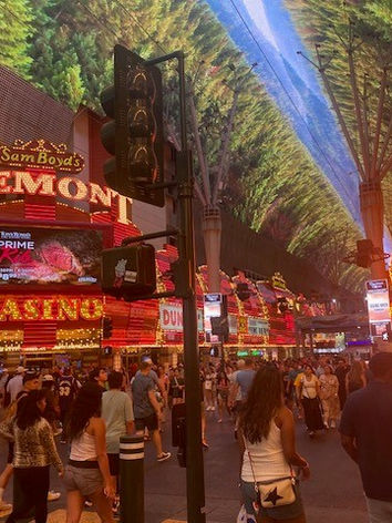 Fremont Street sign in Las Vegas.
