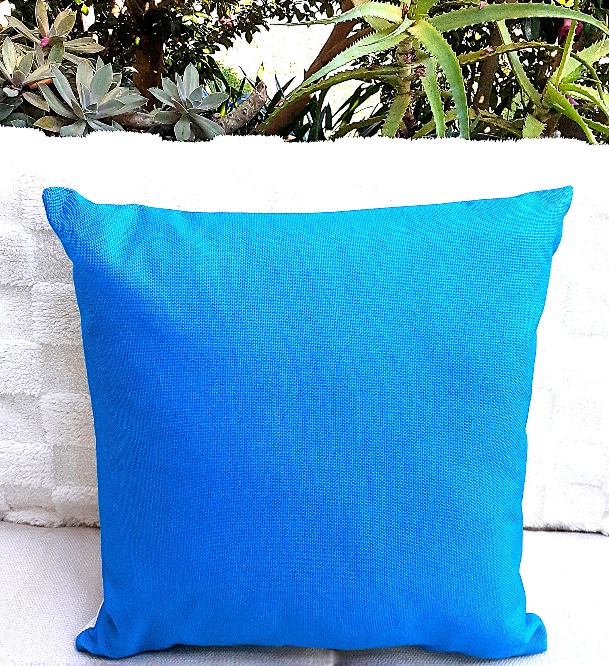 Turquoise Blue Outdoor Cushion