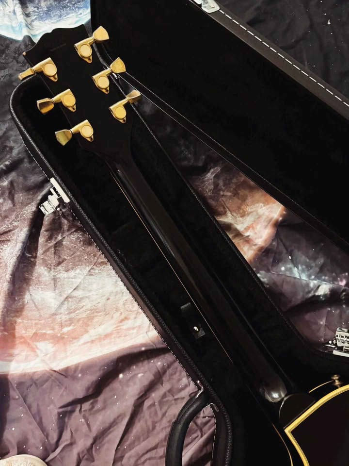 縮圖：Epiphone 日廠 開書頭 Les Paul Custom 黑金 孤獨搖滾 電吉他
