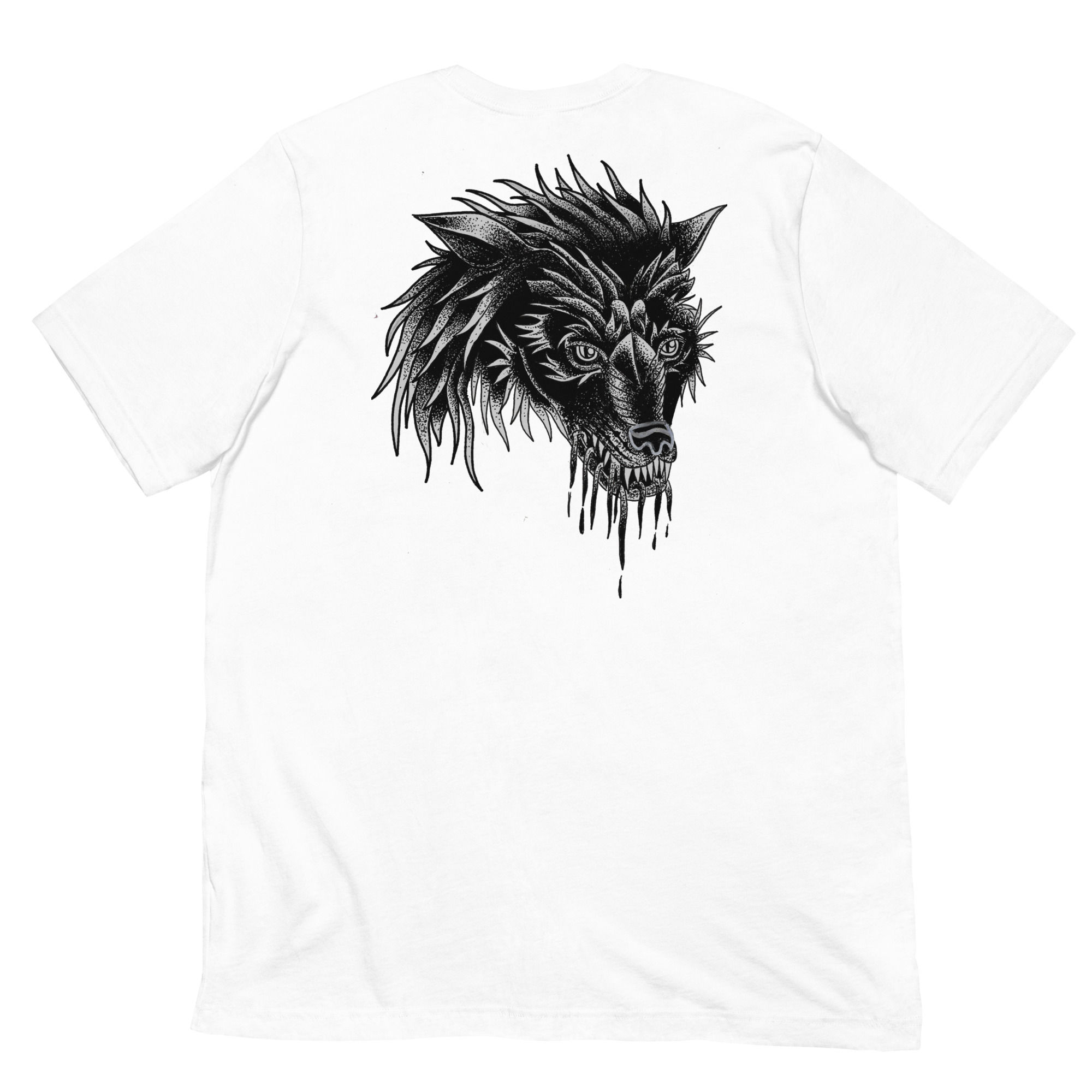 Wolf white tee