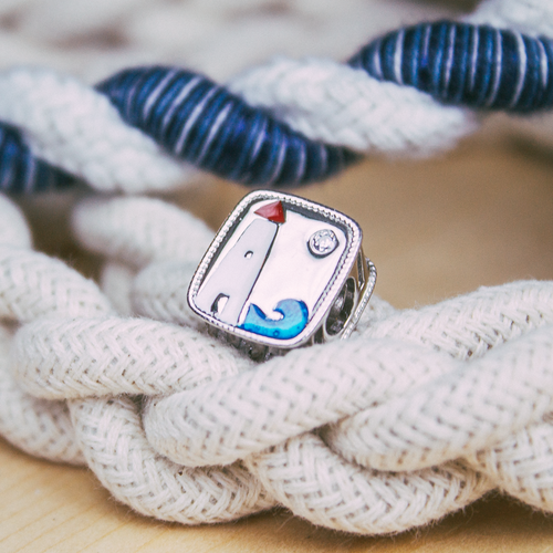 St. Ignace Lighthouse Bead Gold Mine Jewelry