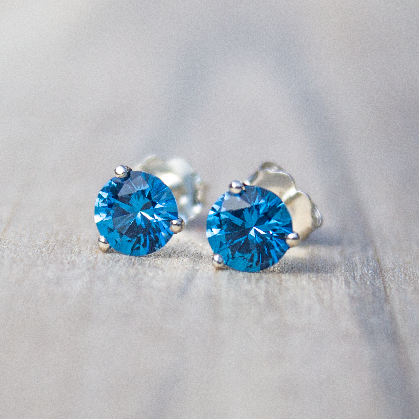 Blue Spinel Earrings