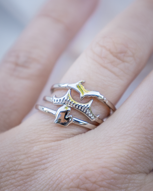 Thumbnail: Mackinac Bridge Stackable Ring