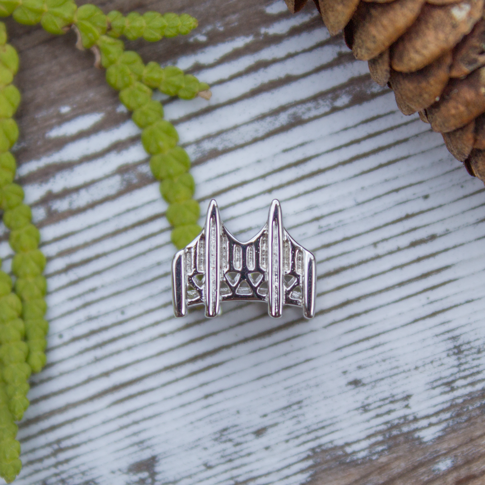 Small Mackinac Bridge Bead