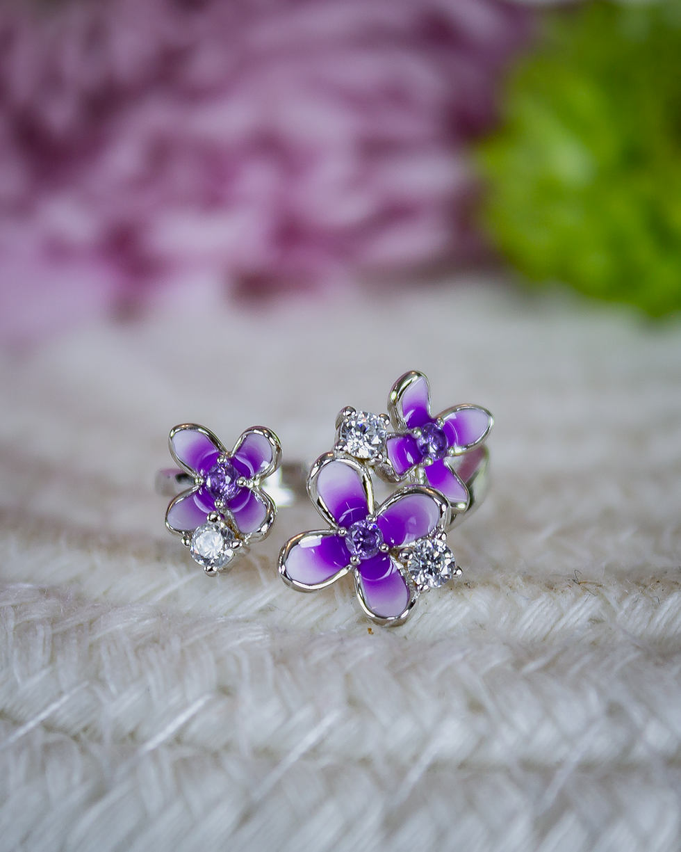 Thumbnail: Sterling Silver Lilac Ring