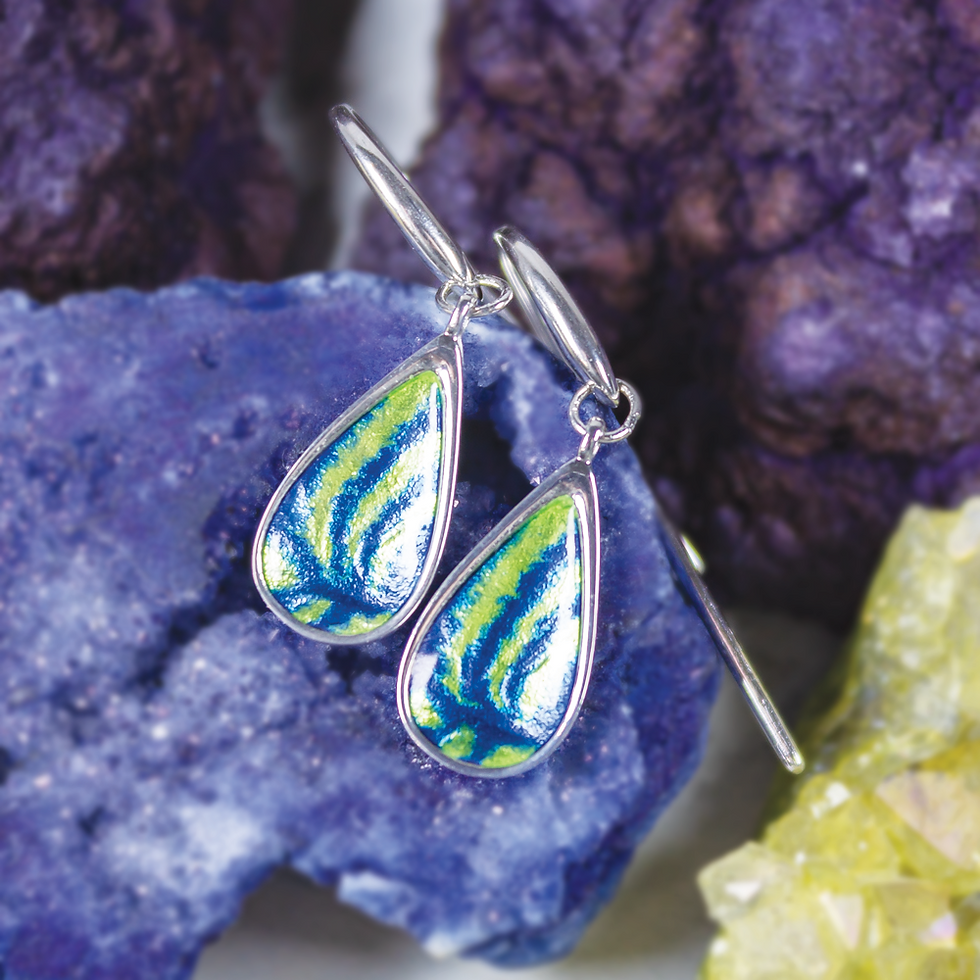 Thumbnail: Tear Drop Borialis Earrings
