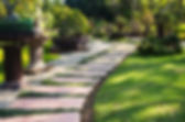 Landscaping in the garden. The path in the garden..jpg
