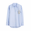 Thumbnail: Monogramed Oversized Blue Button Up