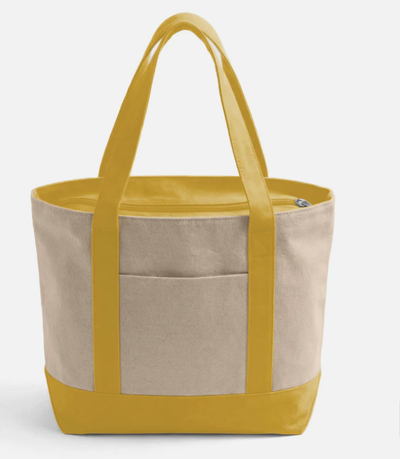 Thumbnail: Mane Stream Embroidered Large Boat Tote