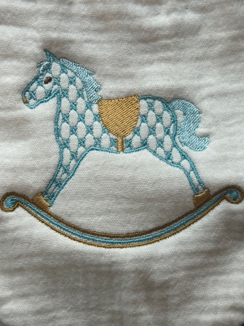 Thumbnail: Embroidered Baby Bib
