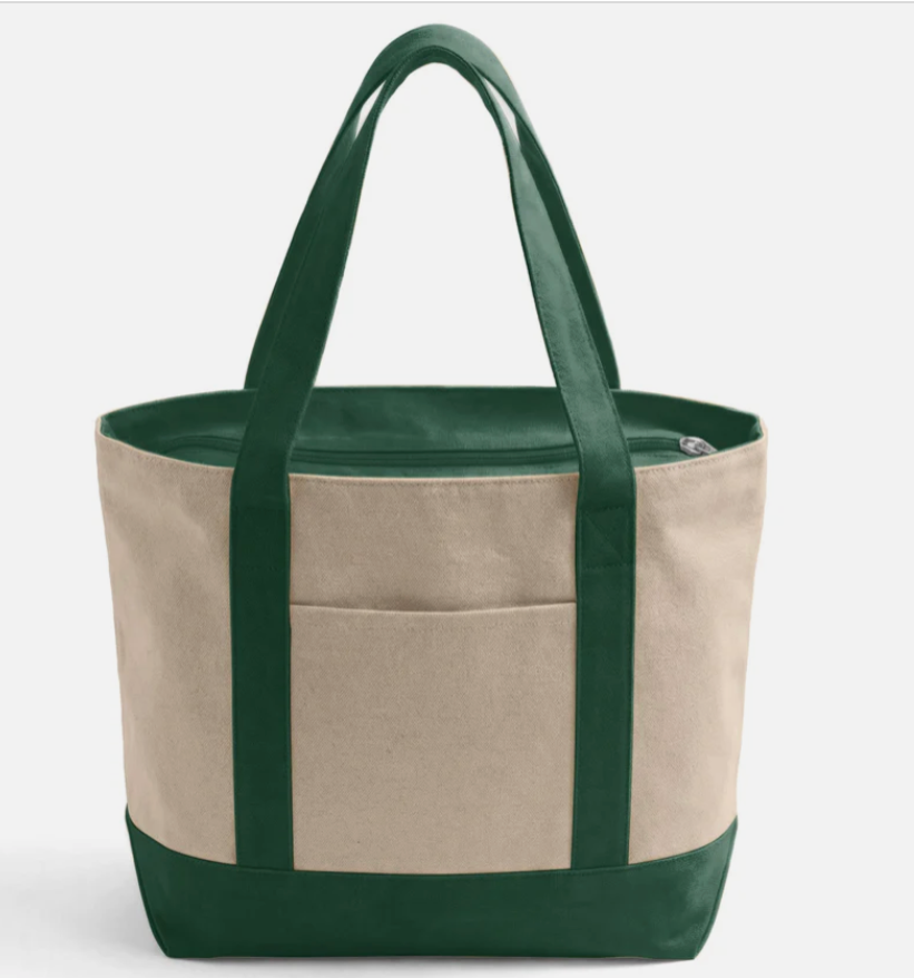 Thumbnail: Mane Stream Embroidered Large Boat Tote