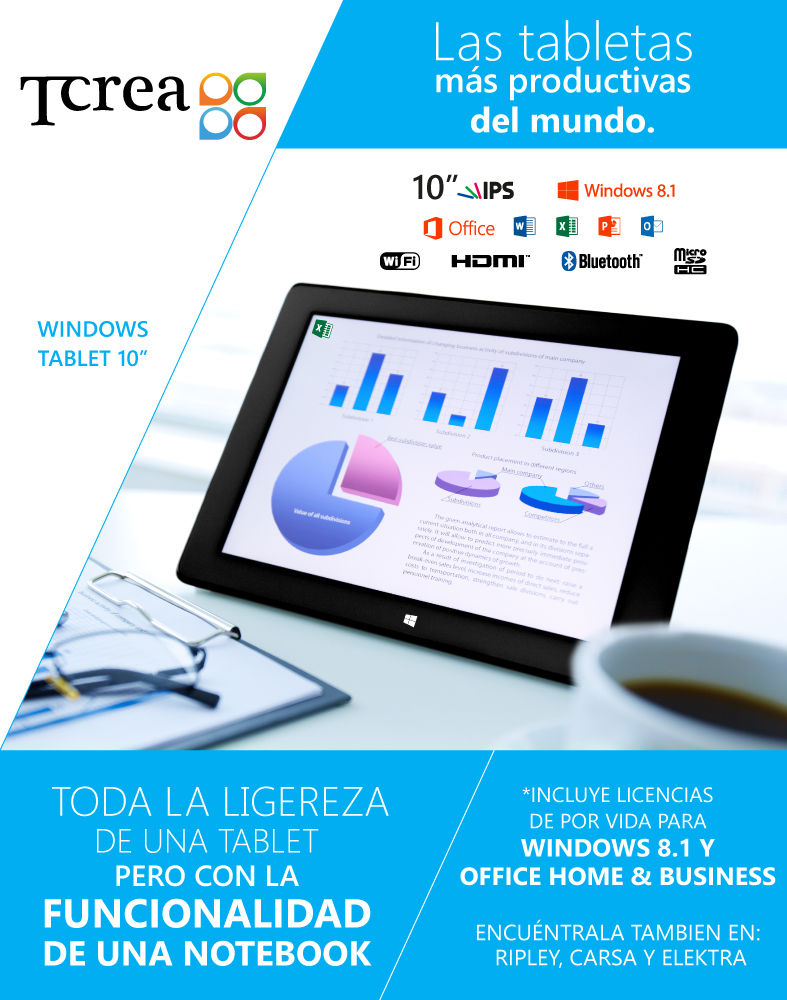 Tablet Tcrea Precio S/. 899