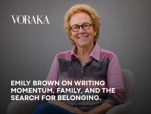 Emily Brown With Voraka Magazine