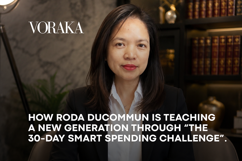 HOW RODA DUCOMMUN IS TEACHING A NEW GENERATION THROUGH “THE 30-DAY SMART SPENDING CHALLENGE®” - VORAKA