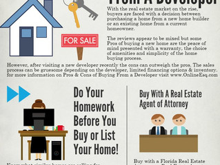 Pros & Cons of Buying a New Central Florida Home Direct From The Developer.