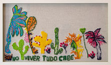 Bordados desenvolvidos por Lucília Abrahão