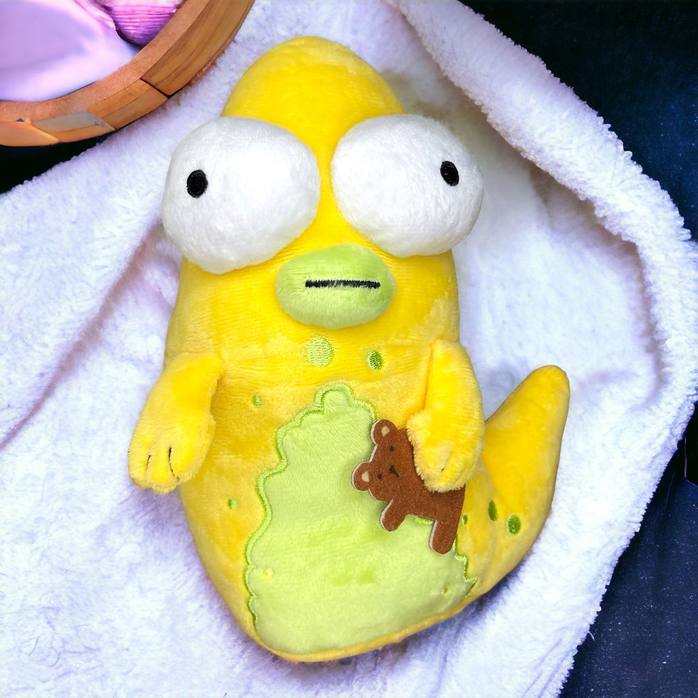 Thumbnail: Pupa Slug with Teddy Bear Plushie, from Solar Opposites