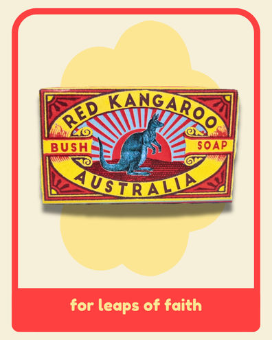 australia kangaroo gift soap