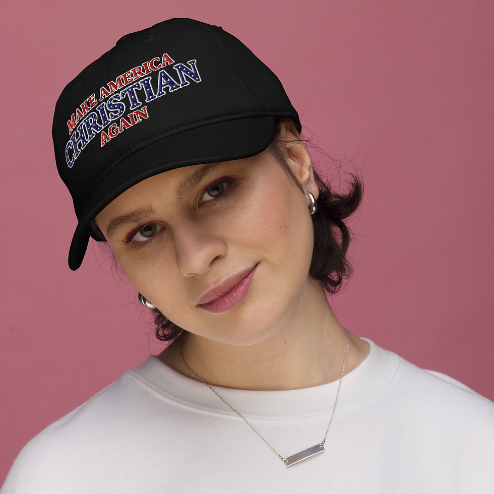 Thumbnail: Make America Christian Again - Organic dad hat