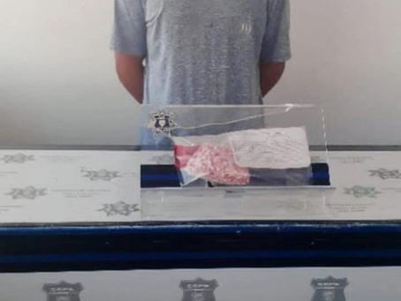 Detiene grupo K9 de la SSPE a sujeto con 298 dosis de cocaína en Ciudad Juárez