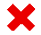 Red X