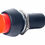 Miniatura: Pulsador / Interruptor rojo 12mm 2Amperios