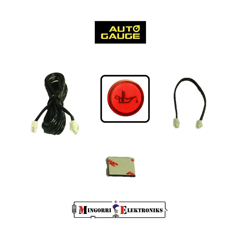 Miniatura: Alarma externa piloto led con cable a elegir color y símbolo