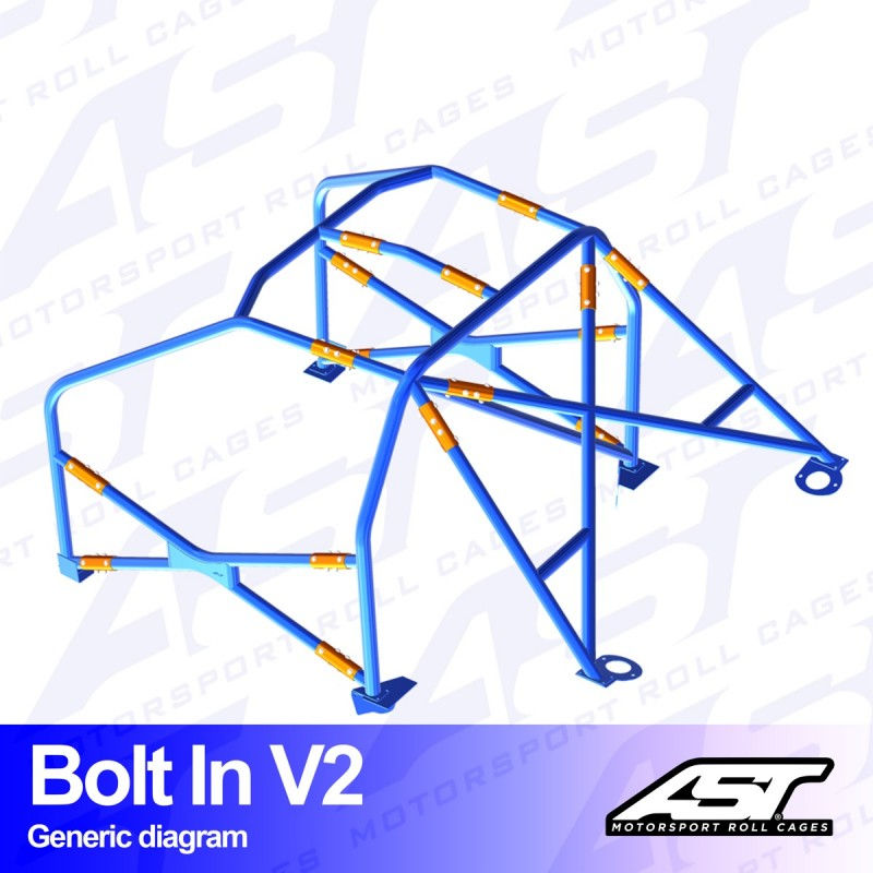 Arco de seguridad AST FORD FOCUS (MK1) Coupe BOLT IN V2