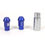 Miniatura: KIT 20 tuercas de rueda azules aluminio OMP M14X1.5 / largo 40mm