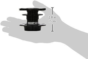 Miniatura: Extractor rápido de volante SPARCO negro para atornillar en piña universal