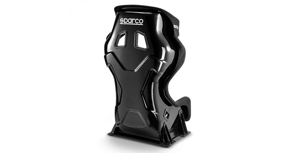 Miniatura: Asiento baquet fijo de fibra con orejas SPARCO MASTER