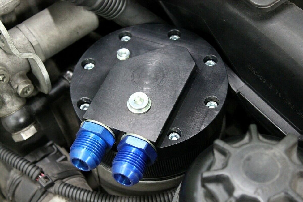 Tapa filtro BMW M52 Y M54 radiador aceite negra