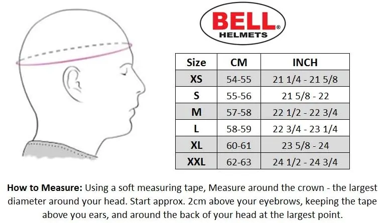 Miniatura: Casco Carbono integral con clips HANS BELL RS7 Talla 60 L