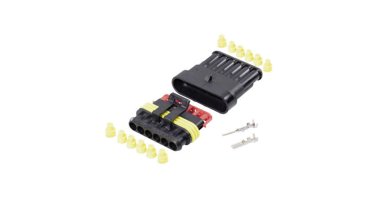 KIT Conector estanco macho y hembra SuperSeal con terminales