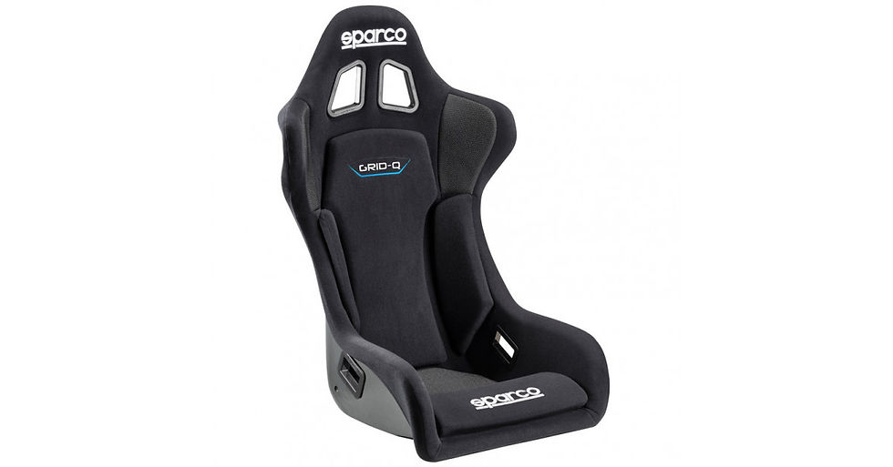 Miniatura: Asiento baquet fijo de fibra SPARCO GRID Q