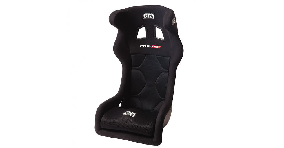Miniatura: Asiento baquet fijo de fibra con orejas GT2I FIA PRO-02M Talla M