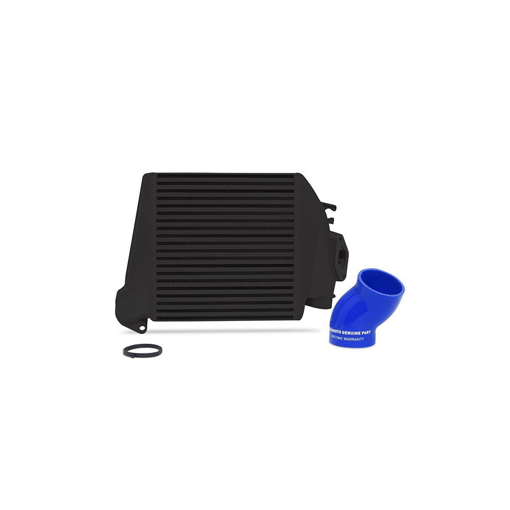 Intercooler superior negro tubo azul Subaru WRX 2008-2014 MISHIMOTO