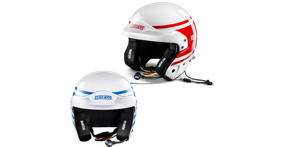 Miniatura: Casco blanco azul Sparco JET 1977 RJ-I Talla S