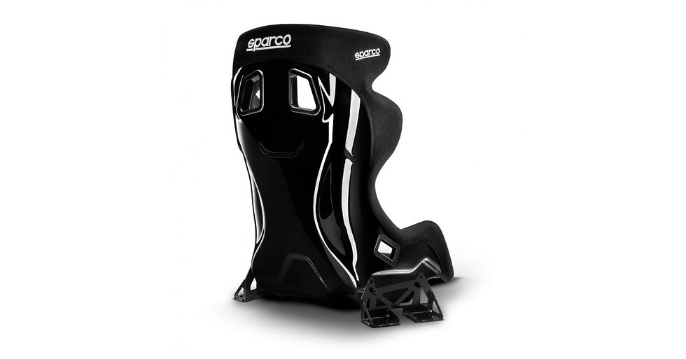 Miniatura: Asiento baquet fijo de fibra con orejas SPARCO ADV XT