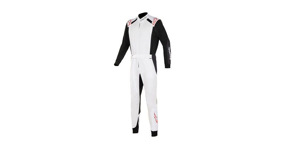 Mono de Karting Blanco Homologado FIA Alpinestars KMX-5 V3 Talla 46