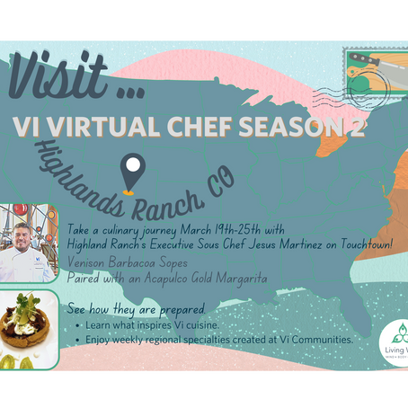 Vi Virtual Chef Tour, Season Two-- Featuring our own Jesus Martinez!